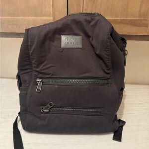 Dagne Dover Black Men's Compact Nylon Backpack